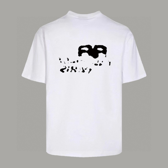 Balenciaga Men's Dirty Paris Logo T-Shirt