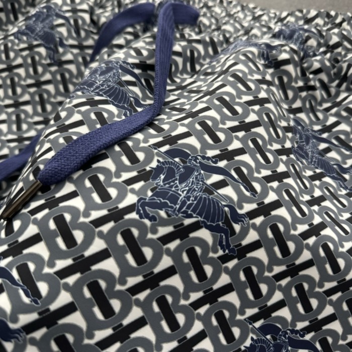 Burberry Jacquard Monogram Print Beach Shorts
