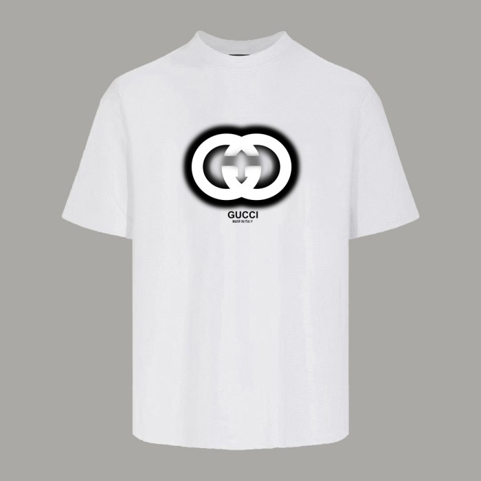 Gucci Print Cotton Short-sleeved T-shirt