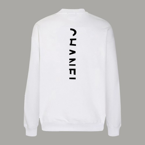 Chanel LOGO Cotton Jersey Crew Neck Sweatshirt