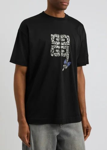 Givenchy Logo Cotton Short Sleeve T-Shirt