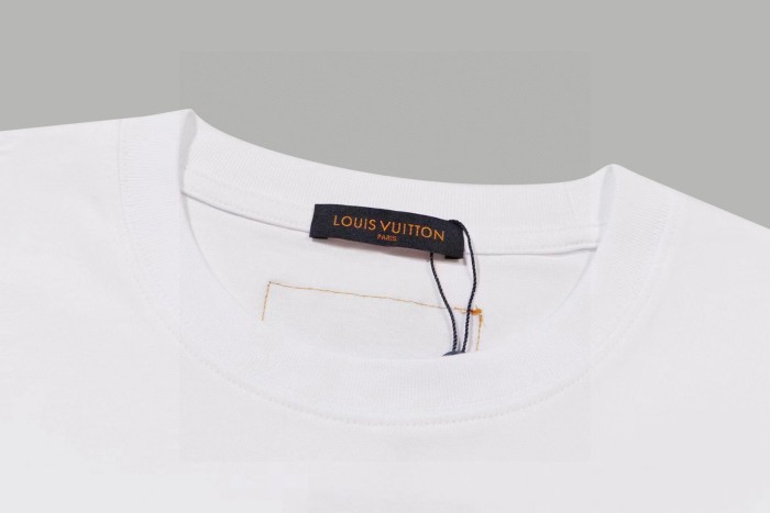LOUIS VUITTON Colorful Cotton Short Sleeve T-Shirt