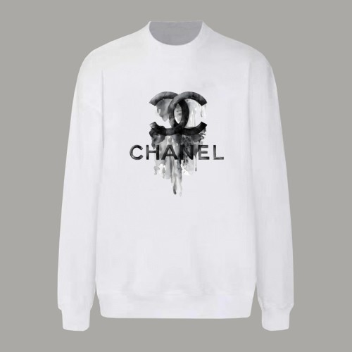 Chanel LOGO Cotton Jersey Crew Neck Sweatshirt