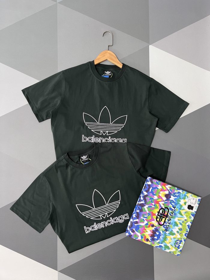 BALENCIAGA X Adidas Logo-Print Oversized Cotton T-Shirt