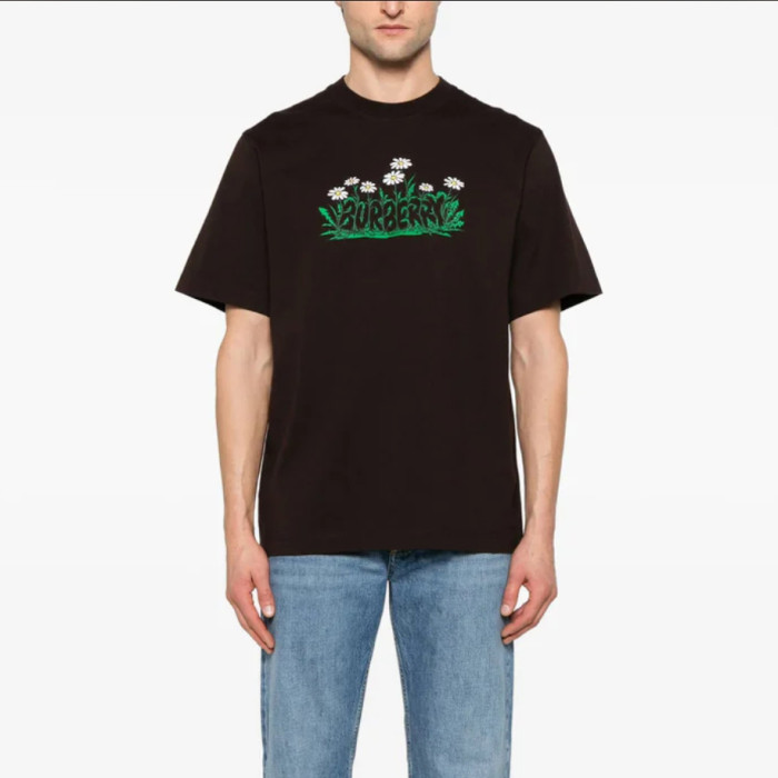 Burberry Daisy Logo Cotton T-shirt