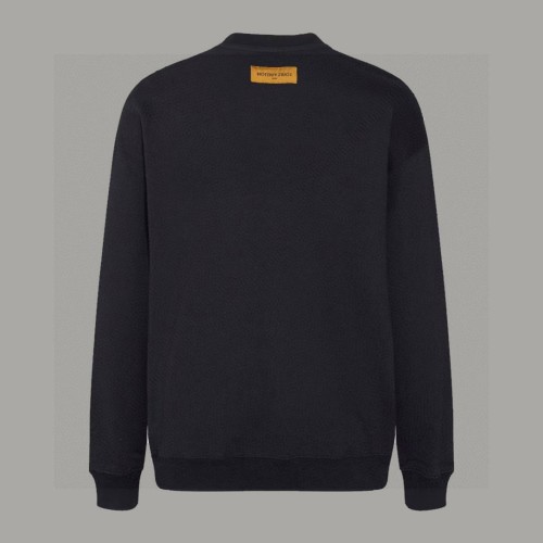 Louis Vuitton Printed Cotton Jersey Crew Neck Sweatshirt