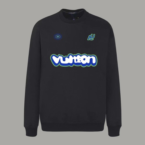 Louis Vuitton Printed Cotton Jersey Crew Neck Sweatshirt