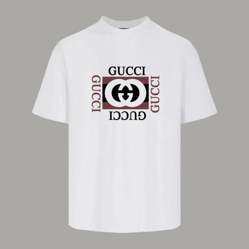 Gucci Print Cotton Short-sleeved T-shirt