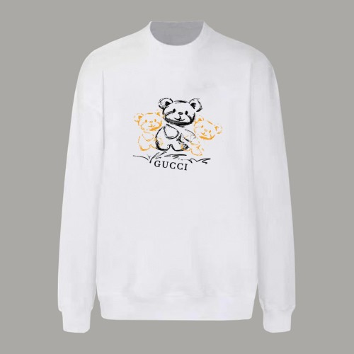 Gucci Bear Logo Cotton Round Neck Sweatshirt