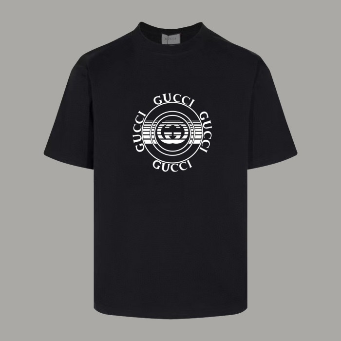 Gucci Print Cotton Short-sleeved T-shirt