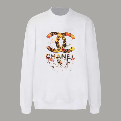 Chanel LOGO Cotton Jersey Crew Neck Sweatshirt