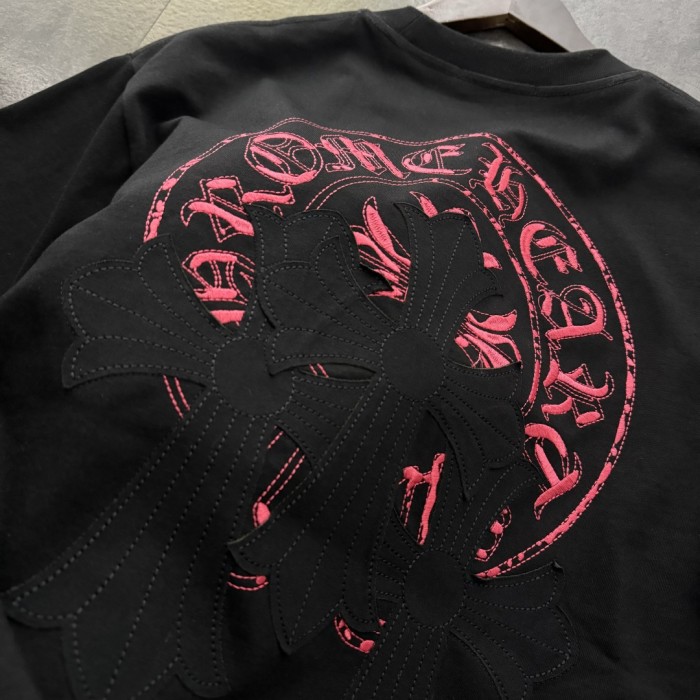 Chrome Hearts Logo Patch Short-Sleeved T-Shirt