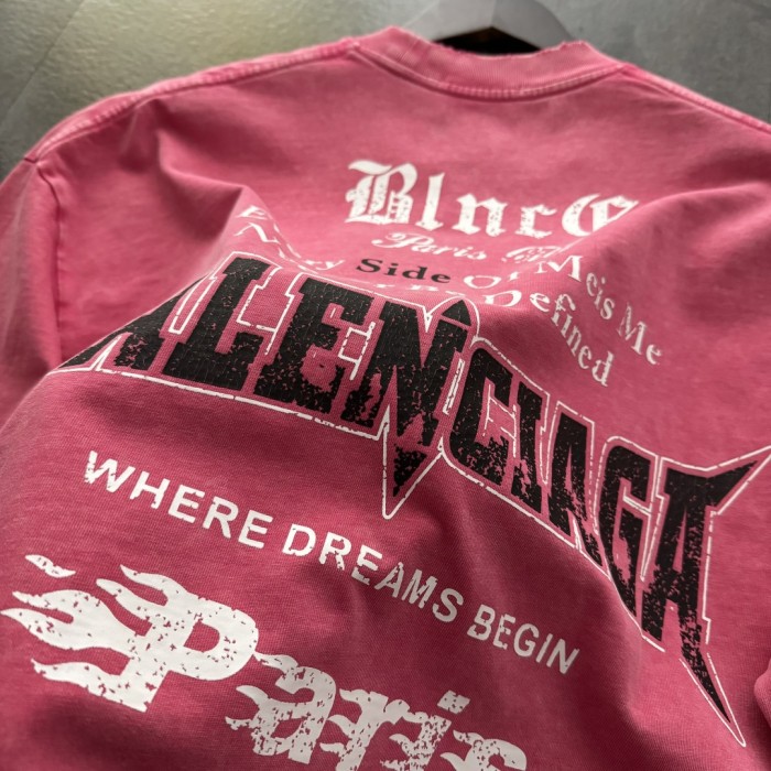 Balenciaga Snowflake Print Short-Sleeved T-Shirt