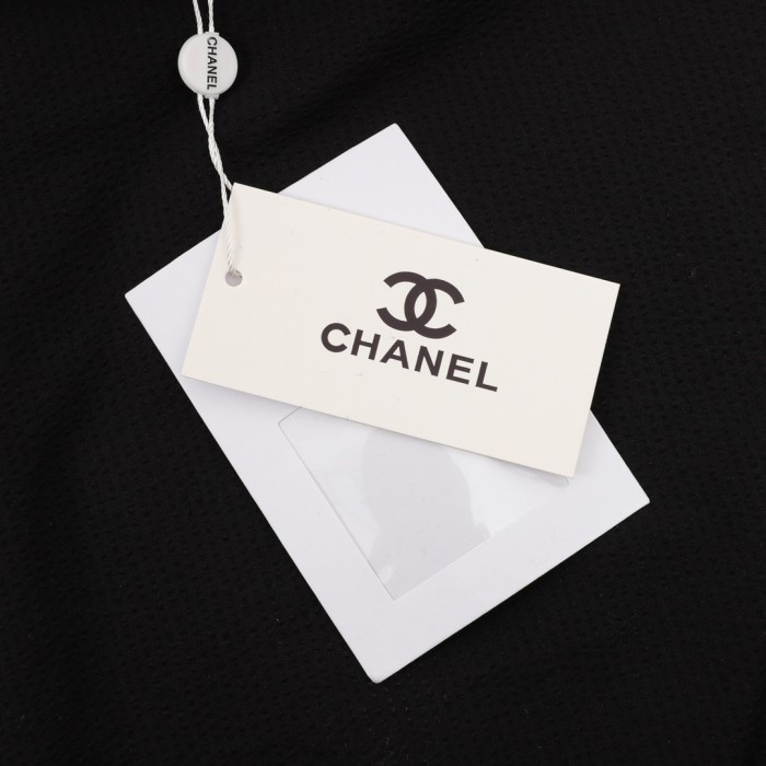 Chanel Peace Dove Print Woven POLO Shirt