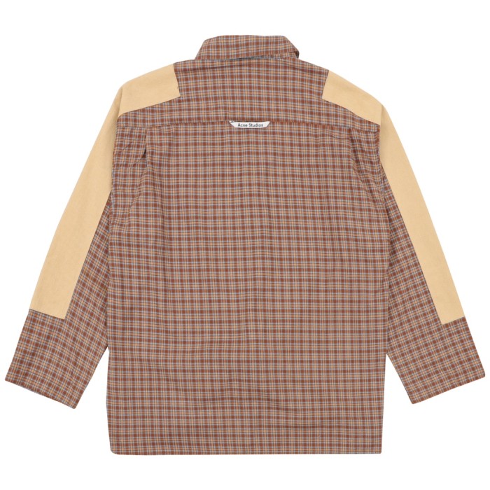 Acne Studios Men's Sampa Dry Flannel Check Shirt