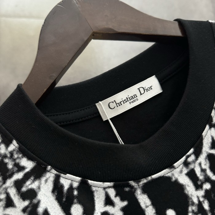 Dior Jacquard Logo Short-sleeved T-shirt