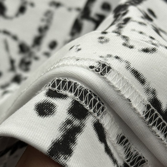 Dior Jacquard Logo Short-sleeved T-shirt