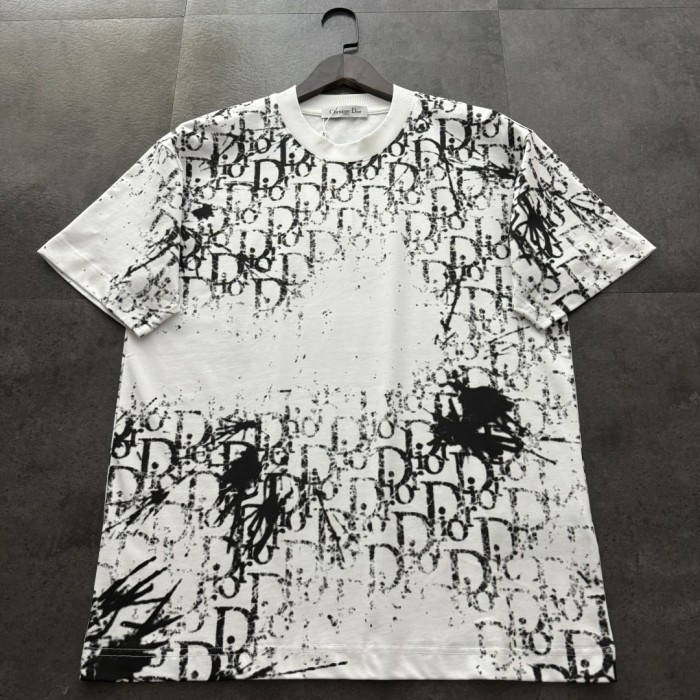 Dior Jacquard Logo Short-sleeved T-shirt