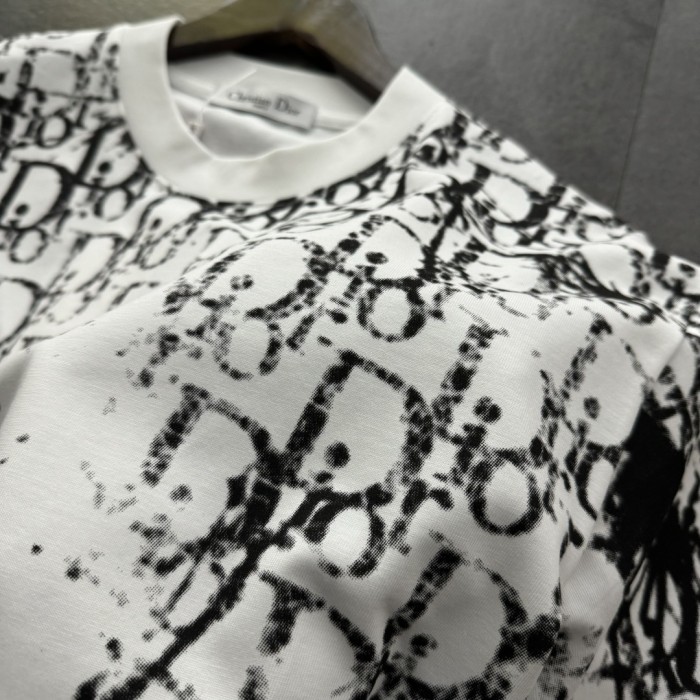 Dior Jacquard Logo Short-sleeved T-shirt