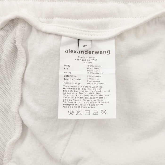 Alexander Wang Washed Printed Casual Trousers