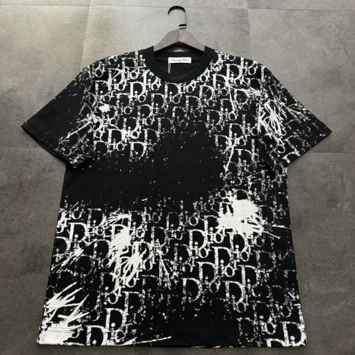 Dior Jacquard Logo Short-sleeved T-shirt