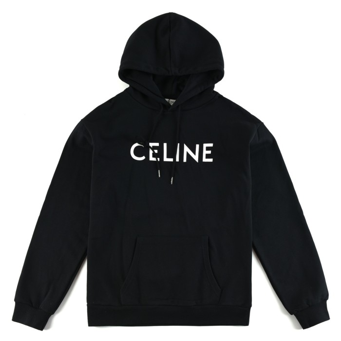 Celine 2021 Signature Logo Hoodie