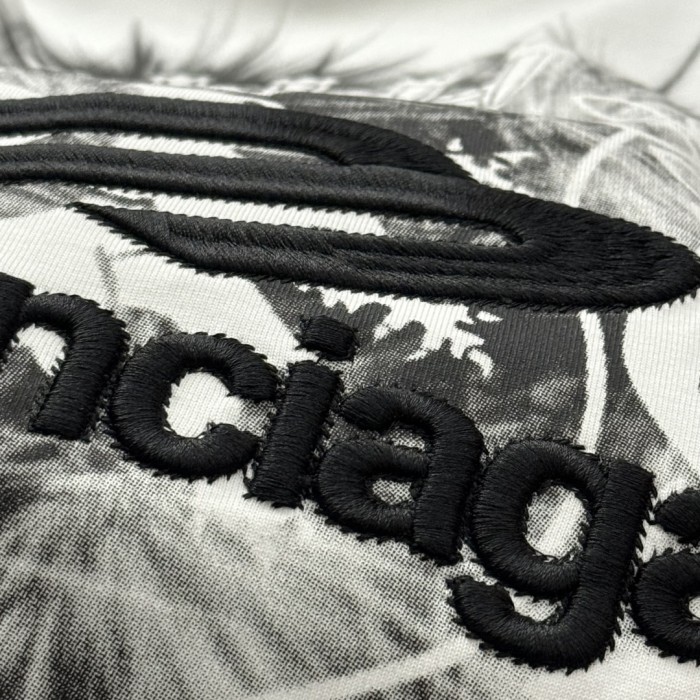 Balenciaga Logo Embroidered Short-Sleeved T-Shirt