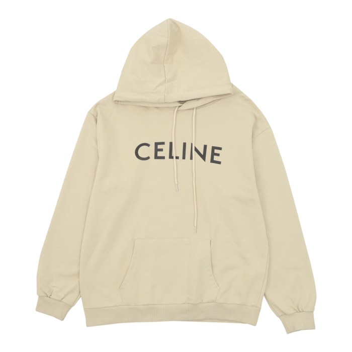 Celine 2021 Signature Logo Hoodie