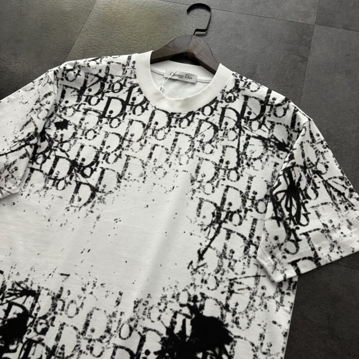 Dior Jacquard Logo Short-sleeved T-shirt