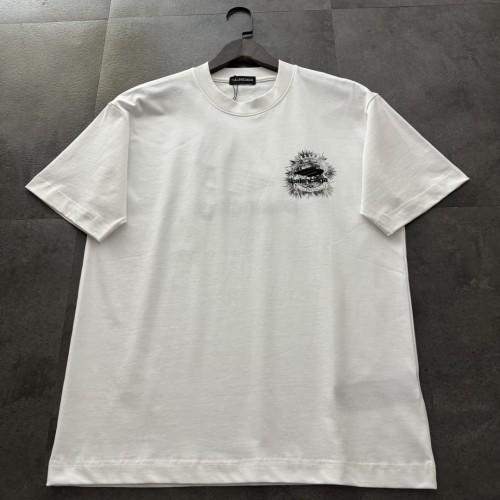 Balenciaga Logo Embroidered Short-Sleeved T-Shirt