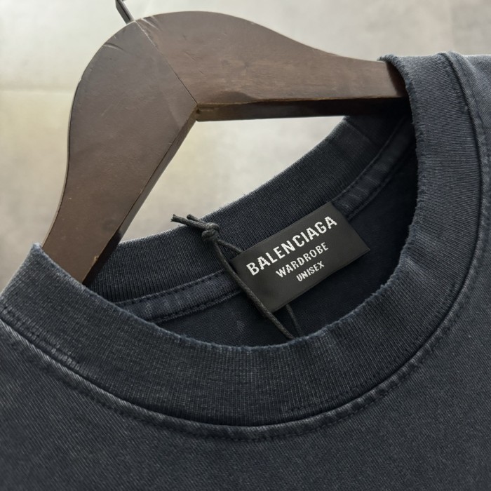 Balenciaga Snowflake Print Short-Sleeved T-Shirt