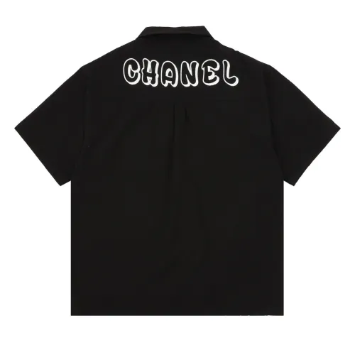 Chanel Peace Dove Print Woven POLO Shirt