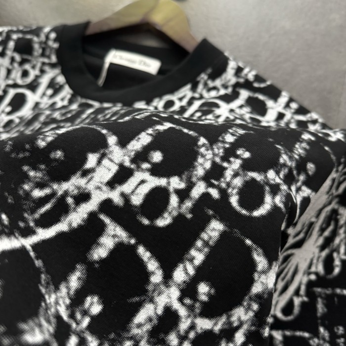 Dior Jacquard Logo Short-sleeved T-shirt