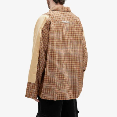 Acne Studios Men's Sampa Dry Flannel Check Shirt