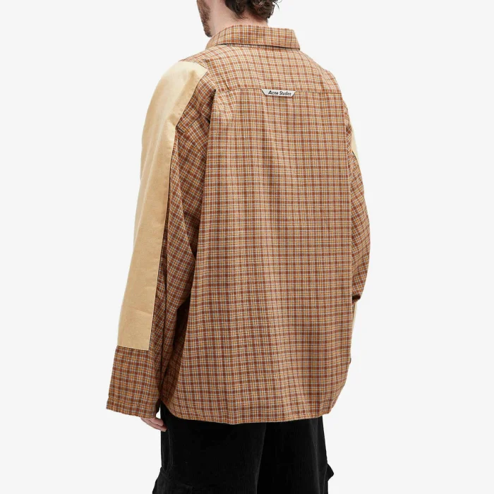 Acne Studios Men's Sampa Dry Flannel Check Shirt