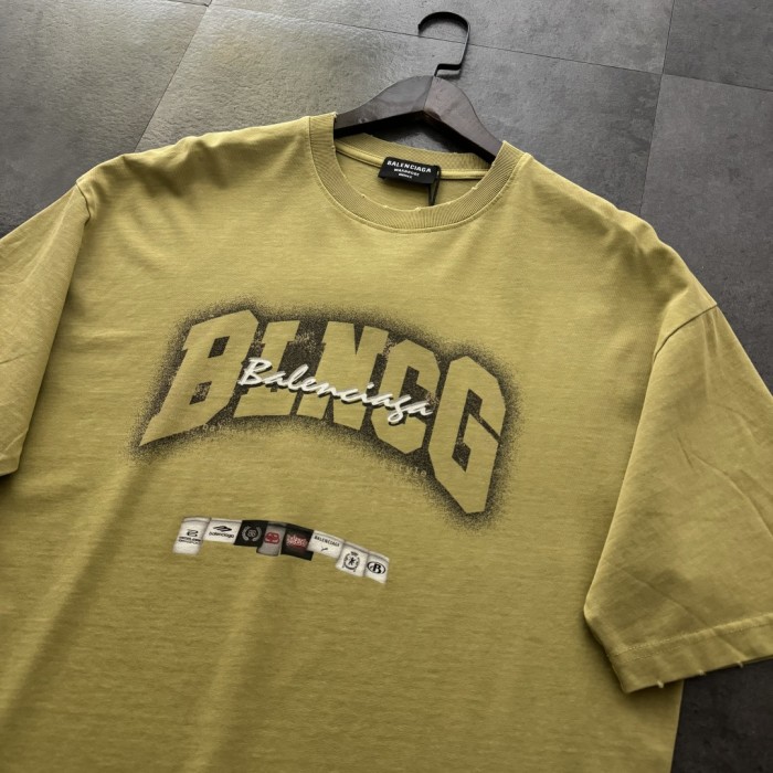 Balenciaga Blurred Coke Short Sleeve T-Shirt