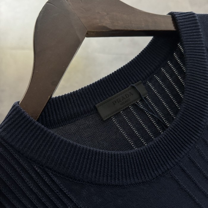 Prada Metal Logo Short-Sleeved T-Shirt