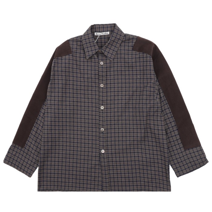 Acne Studios Men's Sampa Dry Flannel Check Shirt