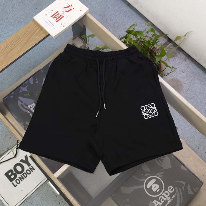 Loewe Flame Logo Embroidered Shorts