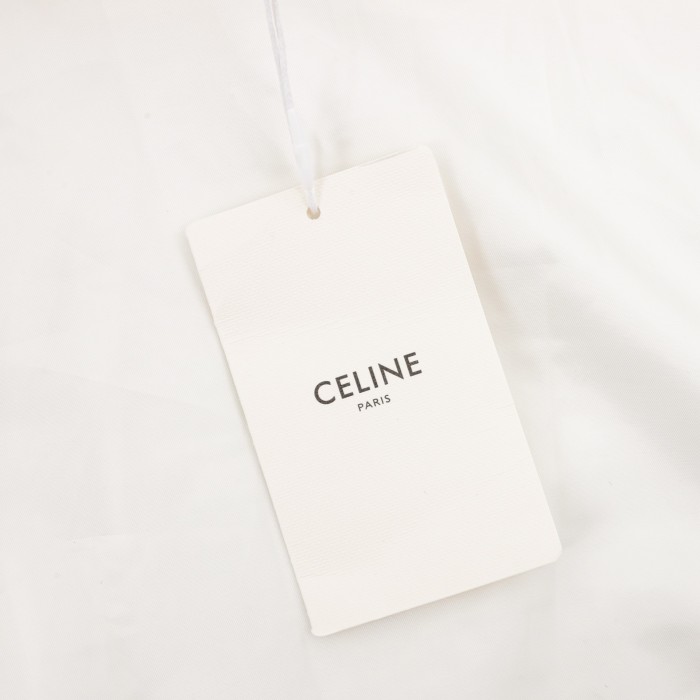 Celine Woven Zip-Up Jacket with Side Webbing