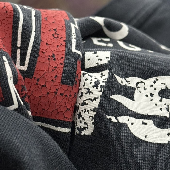 Balenciaga Snowflake Print Short-Sleeved T-Shirt