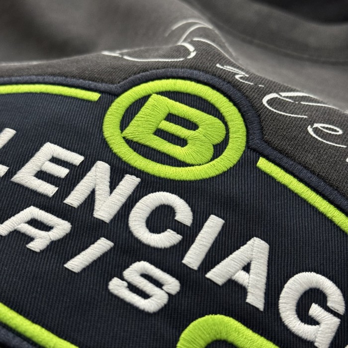 Balenciaga Baseball Signature Short Sleeve T-Shirt
