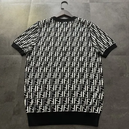 FENDI FF-motif Knitted Jumper Short Sleeve T-Shirt