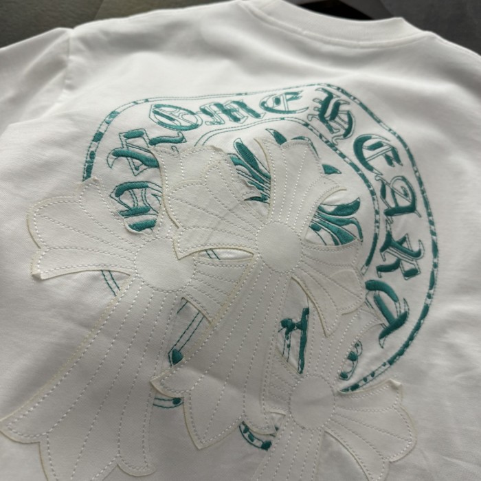 Chrome Hearts Logo Patch Short-Sleeved T-Shirt