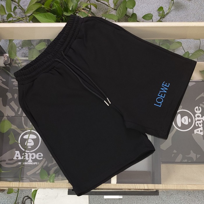 Loewe Flame Logo Embroidered Shorts