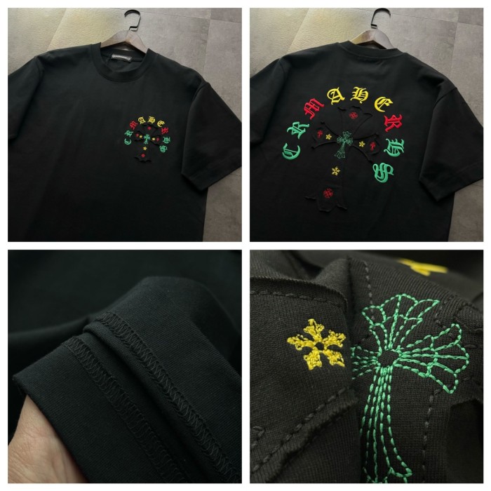Chrome Hearts Horseshoe Patch Short-Sleeved T-Shirt