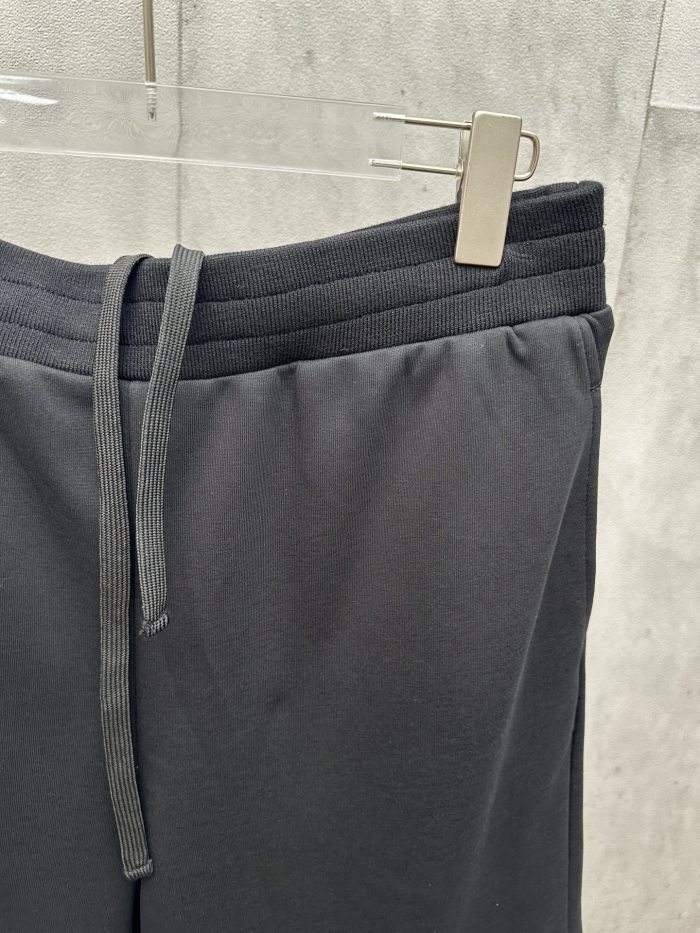 Louis Vuitton Logo Diamond Cotton Knit Shorts