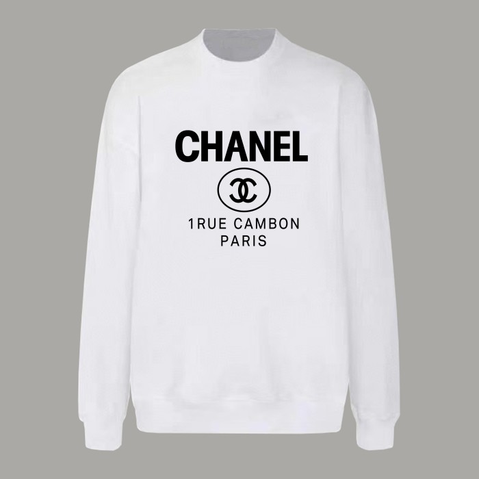 Chanel Logo Print Crew Neck Sweatshirt