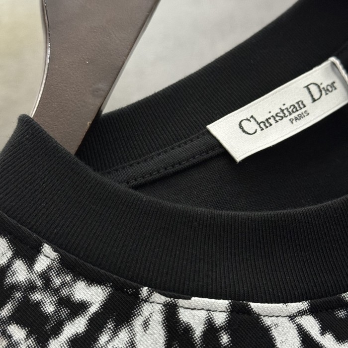 Dior Jacquard Logo Short-sleeved T-shirt
