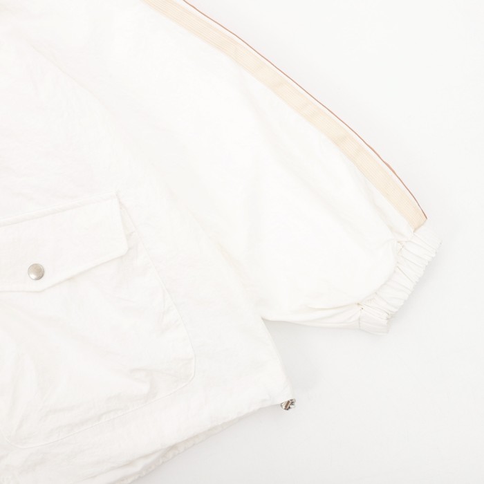 Celine Woven Zip-Up Jacket with Side Webbing